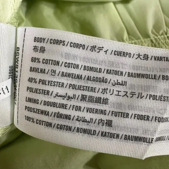 Abercrombie & Fitch Green Smocked Bodice Easy Maxi Dress - Picture 8 of 8